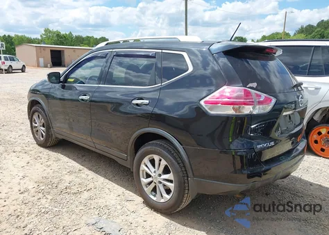 2016 Nissan Rogue Sv из США, поврежденный, VIN KNMAT2MT2GP608888